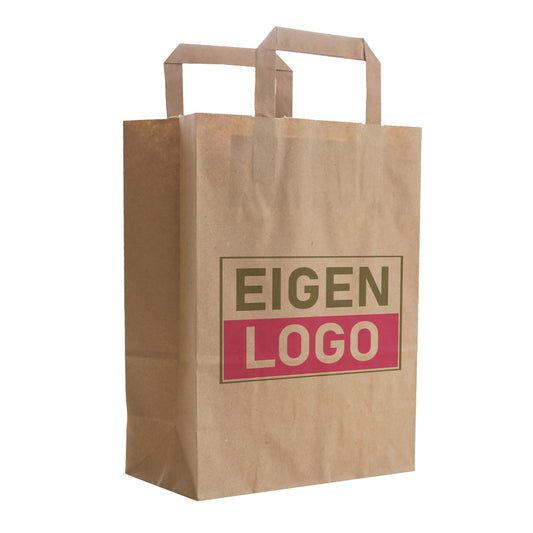Budget-Papiertüten S Brauner Kraftdruck