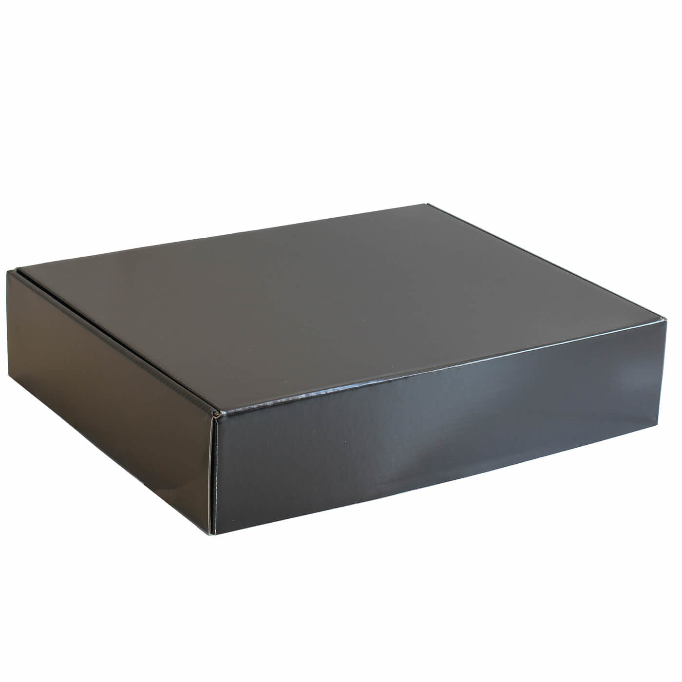 25x Postkartons Schwarz 350x280x80mm