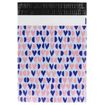 100x Versandtaschen Happy Hearts Medium Rückgabeverschluss