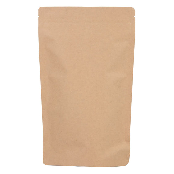 100x Standbodenbeutel Braun 16x27cm