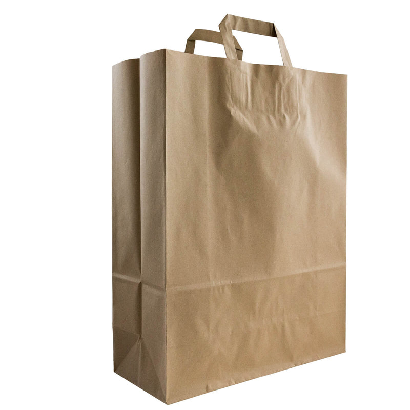 50x Budget Taschen Braun L