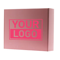 Postkartons bedrucken mit NEON - Rosa 350x280x80mm