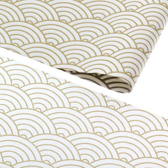 Seidenpapier 50x70cm Golden Waves