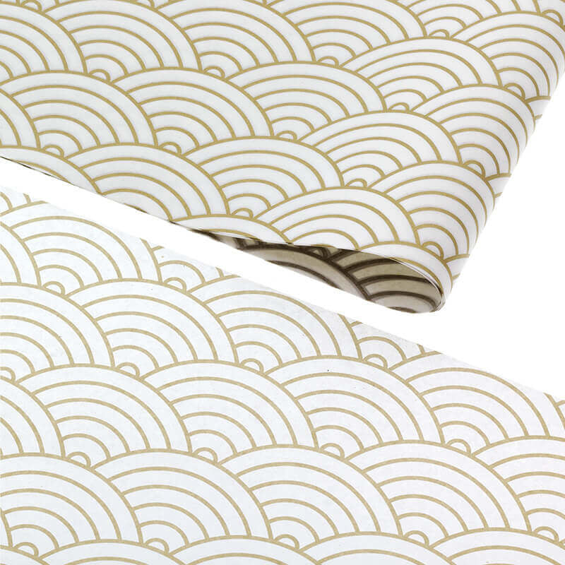 Seidenpapier 50x70cm Golden Waves