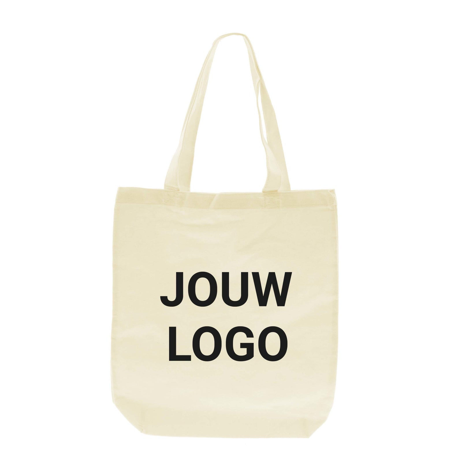 Baumwolltasche Druck 38x42+10cm Ecru - Express