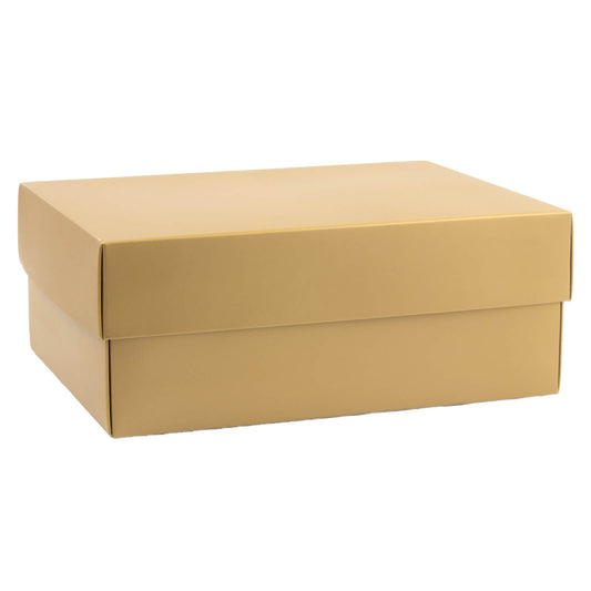 20x Geschenkbox Matt Gold 200x150x80mm
