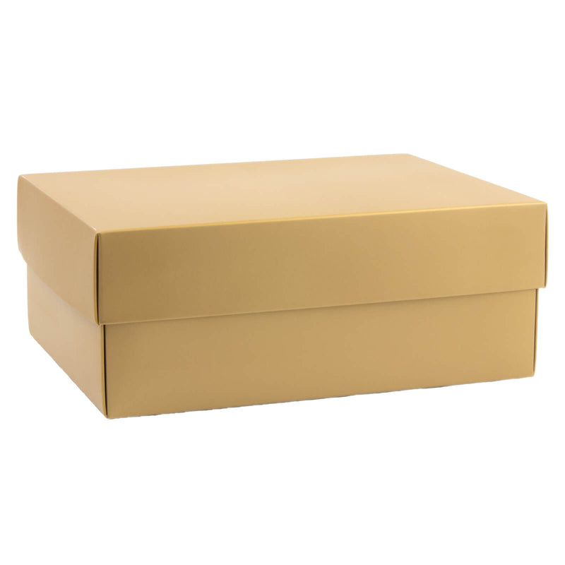 20x Geschenkbox Matt Gold 200x150x80mm
