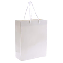 10x Geschenktüten Weiß A4