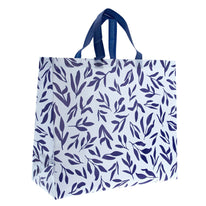 10x Shopper 'Leaves' non woven 45x20x40cm