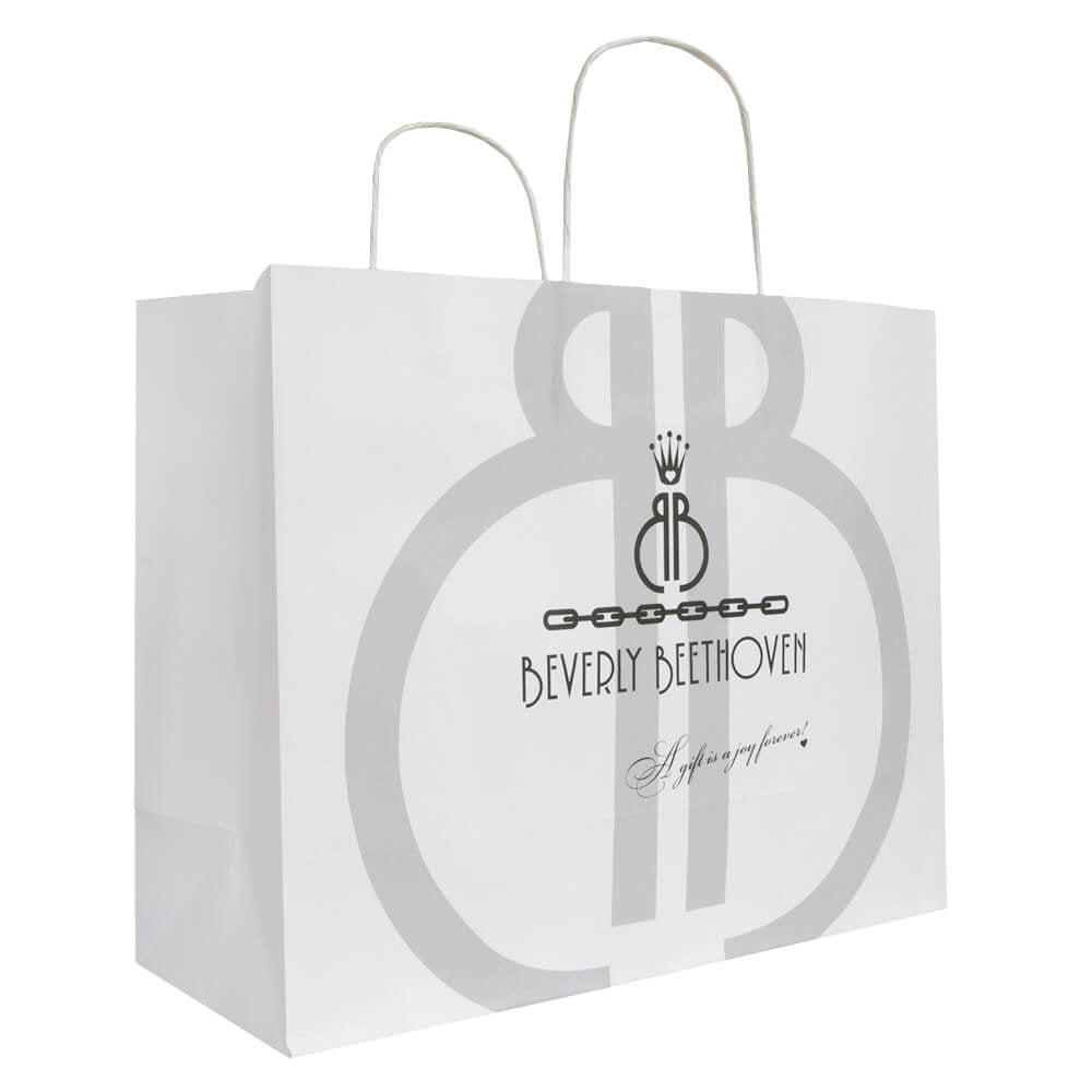 Basic Papiertasche 31x12x25cm Druck
