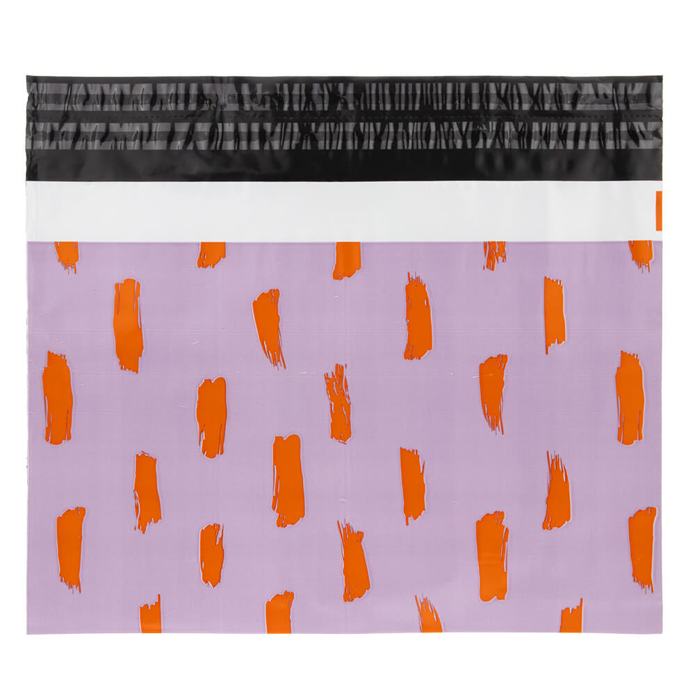 100x Versandtaschen Stripes Large Rückgabeverschluss