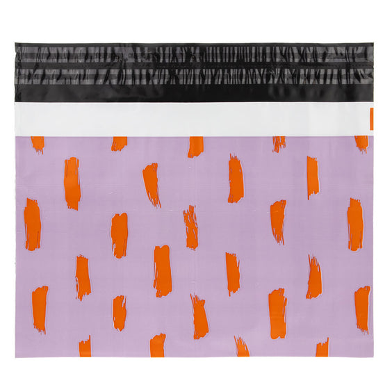 100x Versandtaschen Stripes Large Rückgabeverschluss