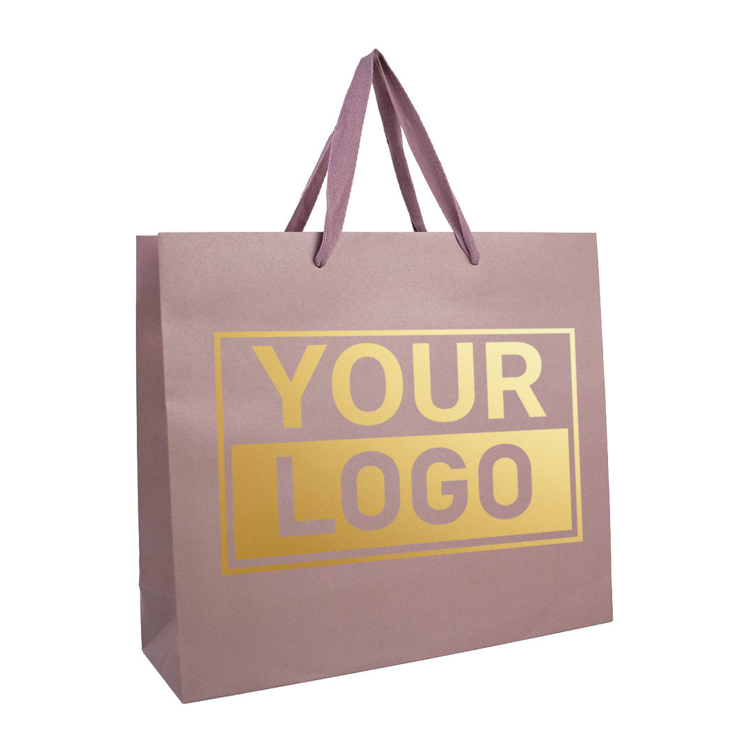 Geschenktasche bedrucken Dusty Rose A3