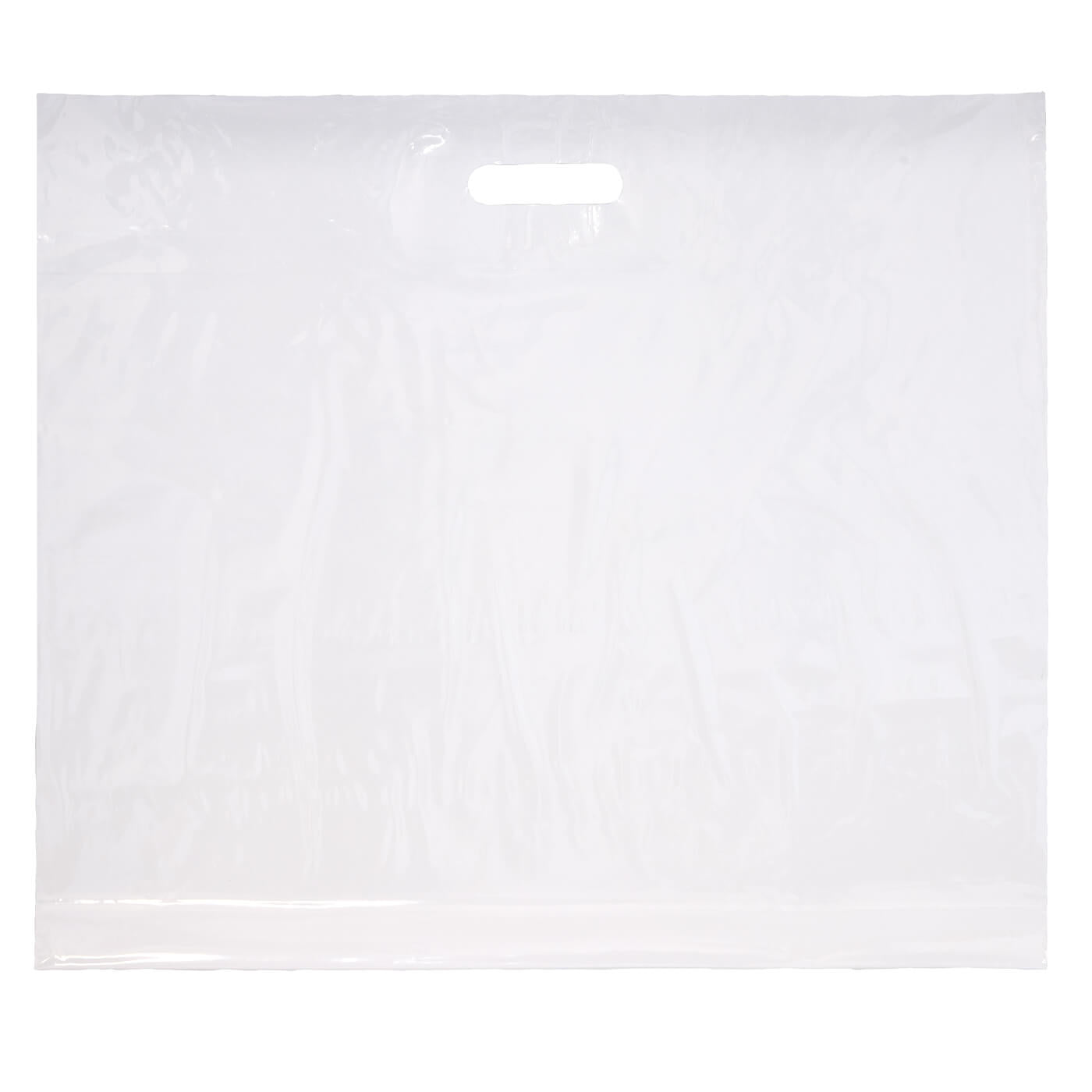 250x Plastiktüten 60x51+2x4cm Weiß