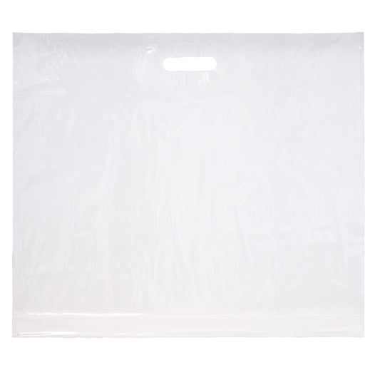 250x Plastiktüten 60x51+2x4cm Weiß