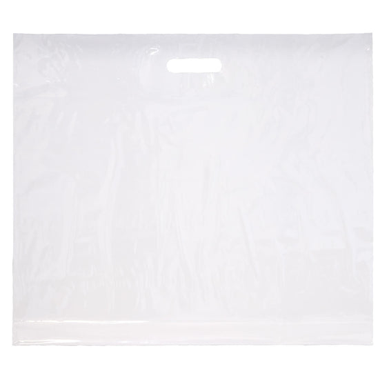 250x Plastiktüten 60x51+2x4cm Weiß