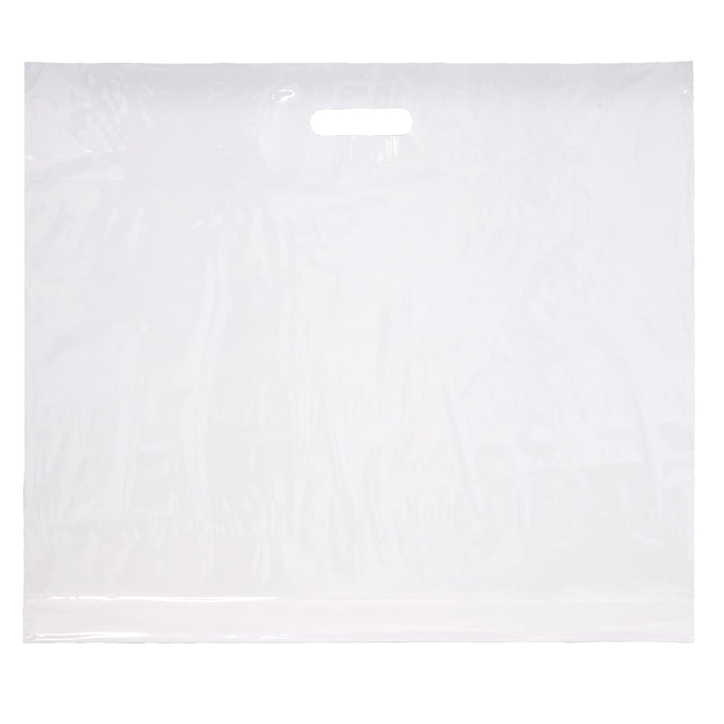 250x Plastiktüten 60x51+2x4cm Weiß