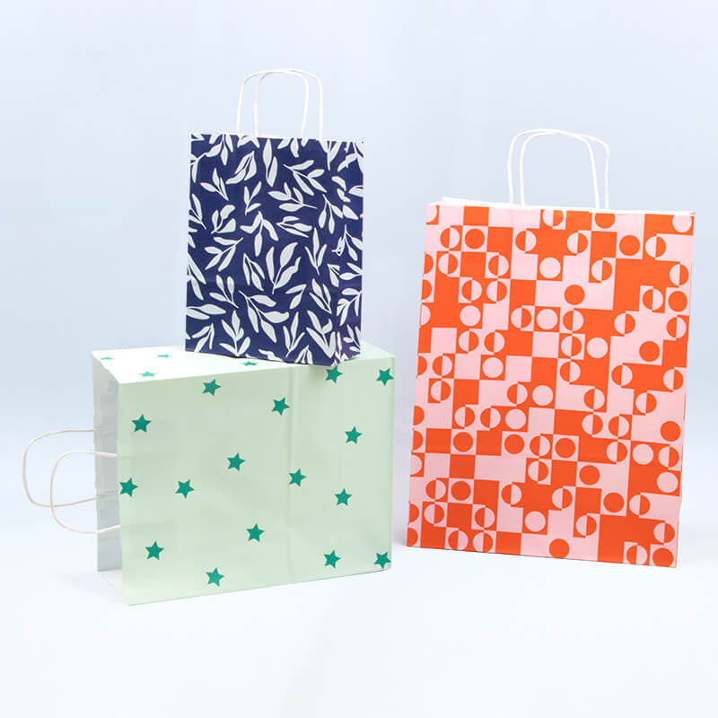 50x Papiertüten Stars A5