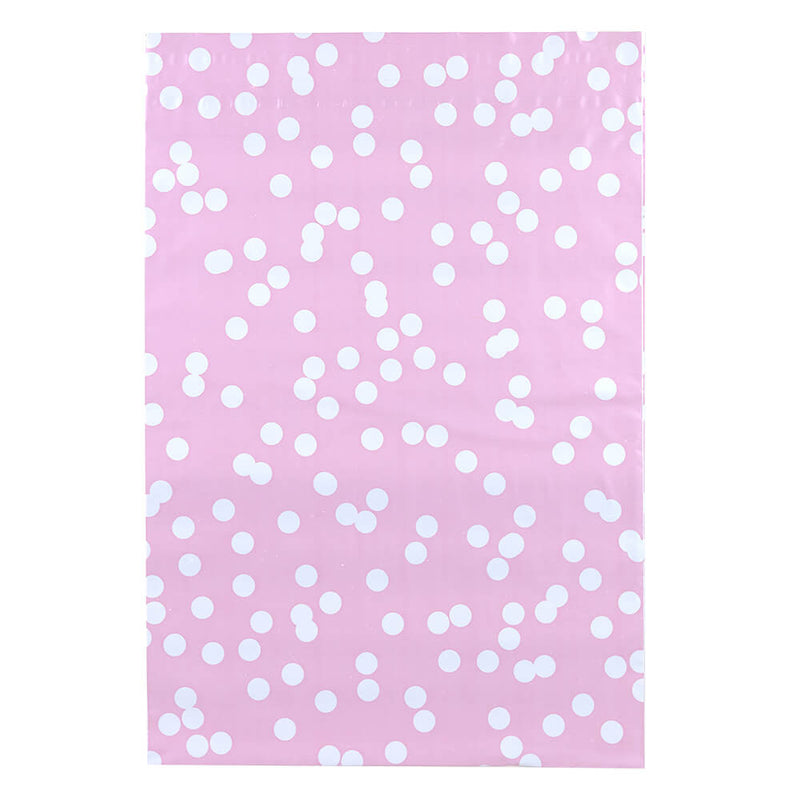 100x Versandtaschen Dots Rosa Medium