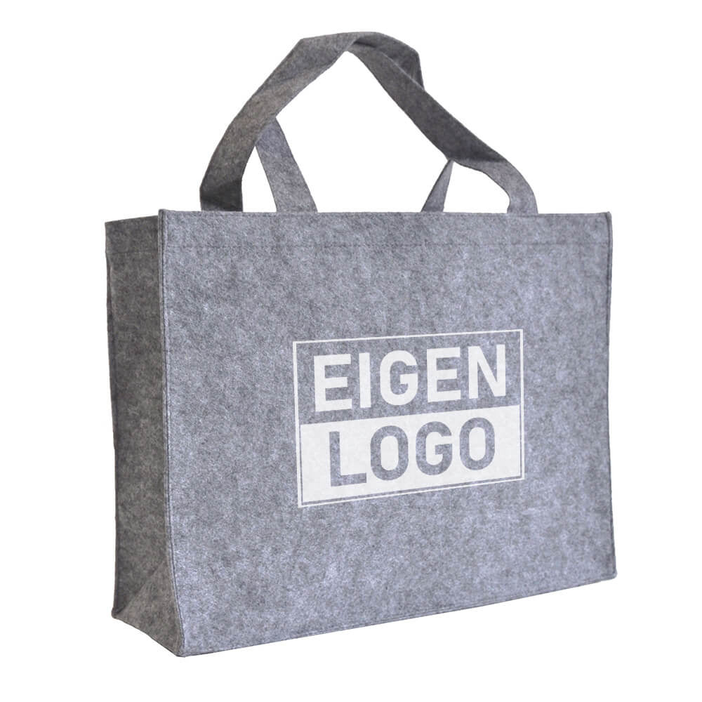 Filzbeutel Hellgrau 41x11x30cm