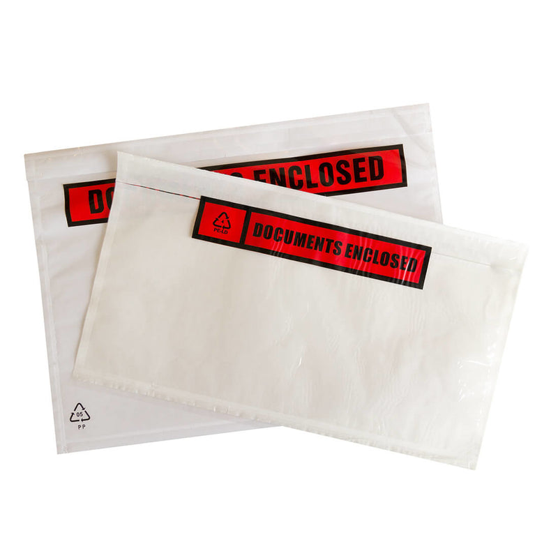 Dokumententaschen "Documents enclosed" verpackt pro 1000