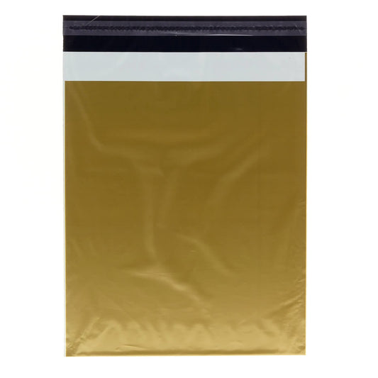 100x Versandtaschen Gold Medium Hochformat