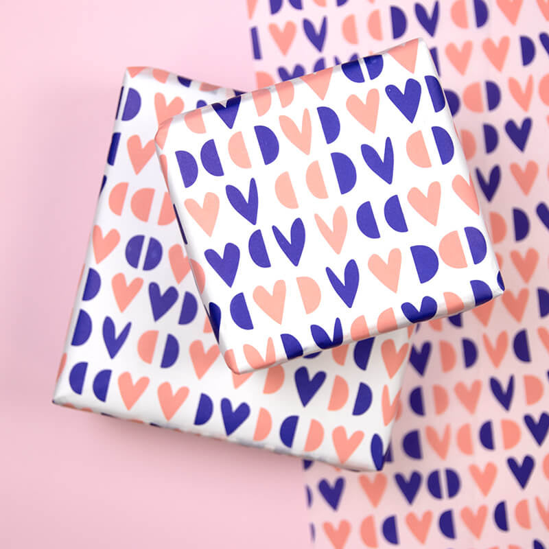 Seidenpapier 35x50cm Happy Hearts
