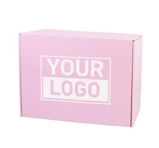 Postkartons bedrucken Pink Lavender 380x300x140mm