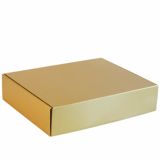 25x Postkartons Gold 350x280x80mm