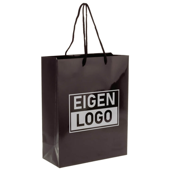 Geschenktasche bedrucken Schwarz A4