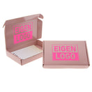 Maxibriefkartons Rosa A6 mit NEON bedrucken lassen