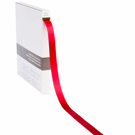 Farbband Satin Rot MEDIUM (15mm x 100m)