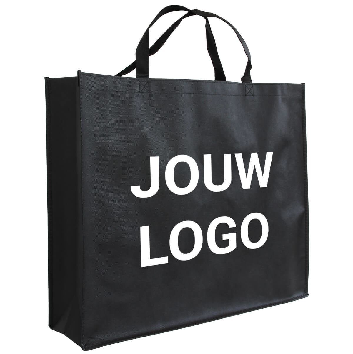 Shopper Druck Schwarz Non woven 54x14x45cm - Express