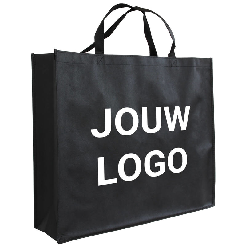 Shopper Druck Schwarz Non woven 54x14x45cm - Express