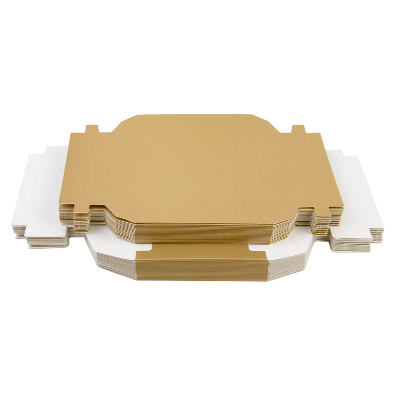 Geschenkkartons bedruckt Gold 125x125x55mm