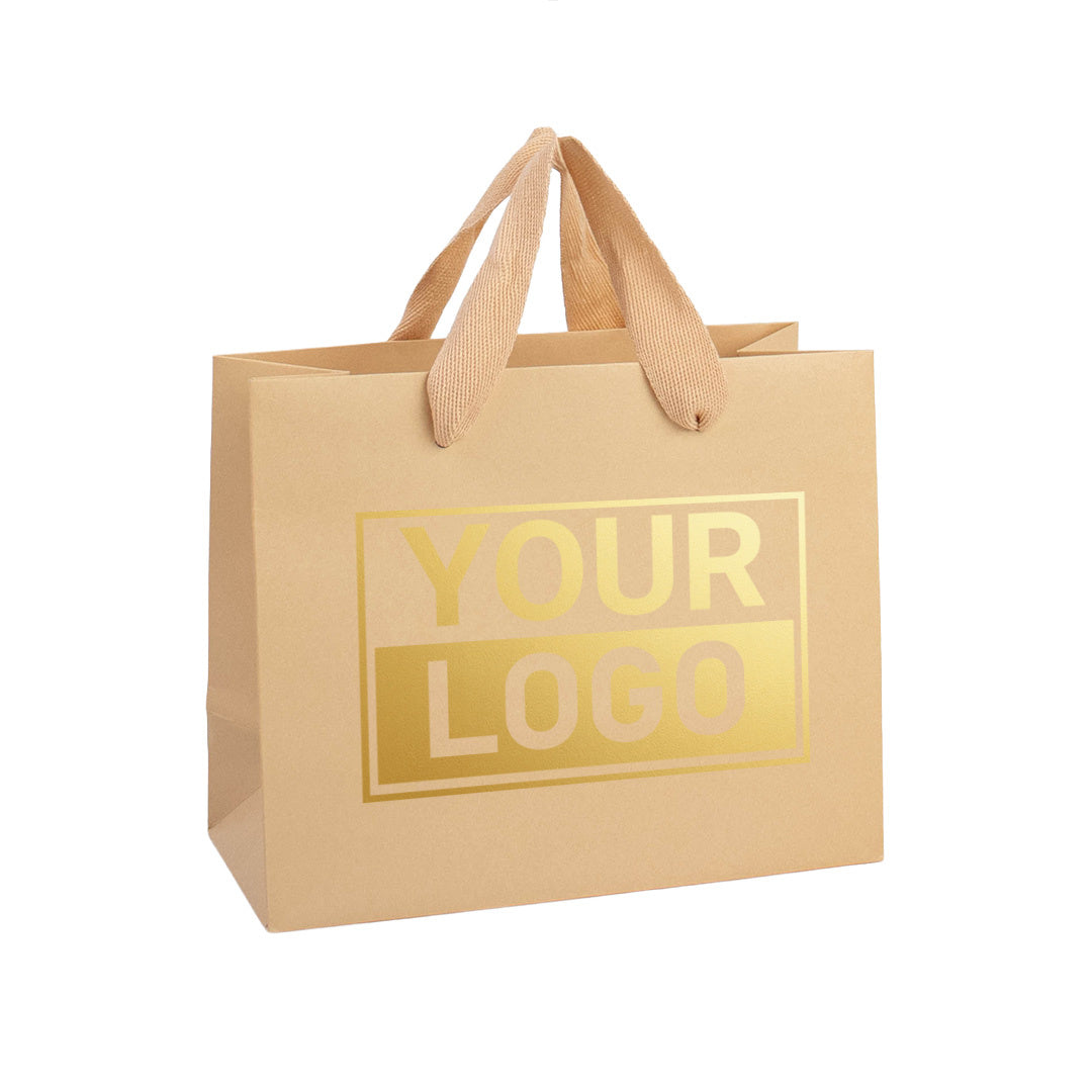 Geschenktasche bedrucken Warm Sand A4