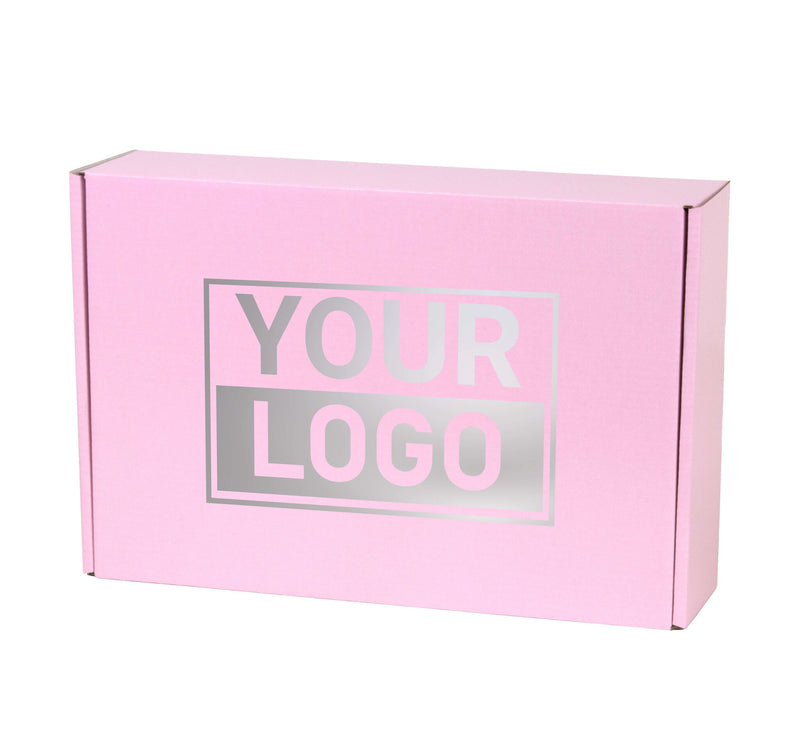 Postkartons bedrucken Pink Lavender 280x190x75mm