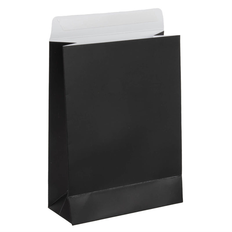 25x Geschenktüten Schwarz Matt Small