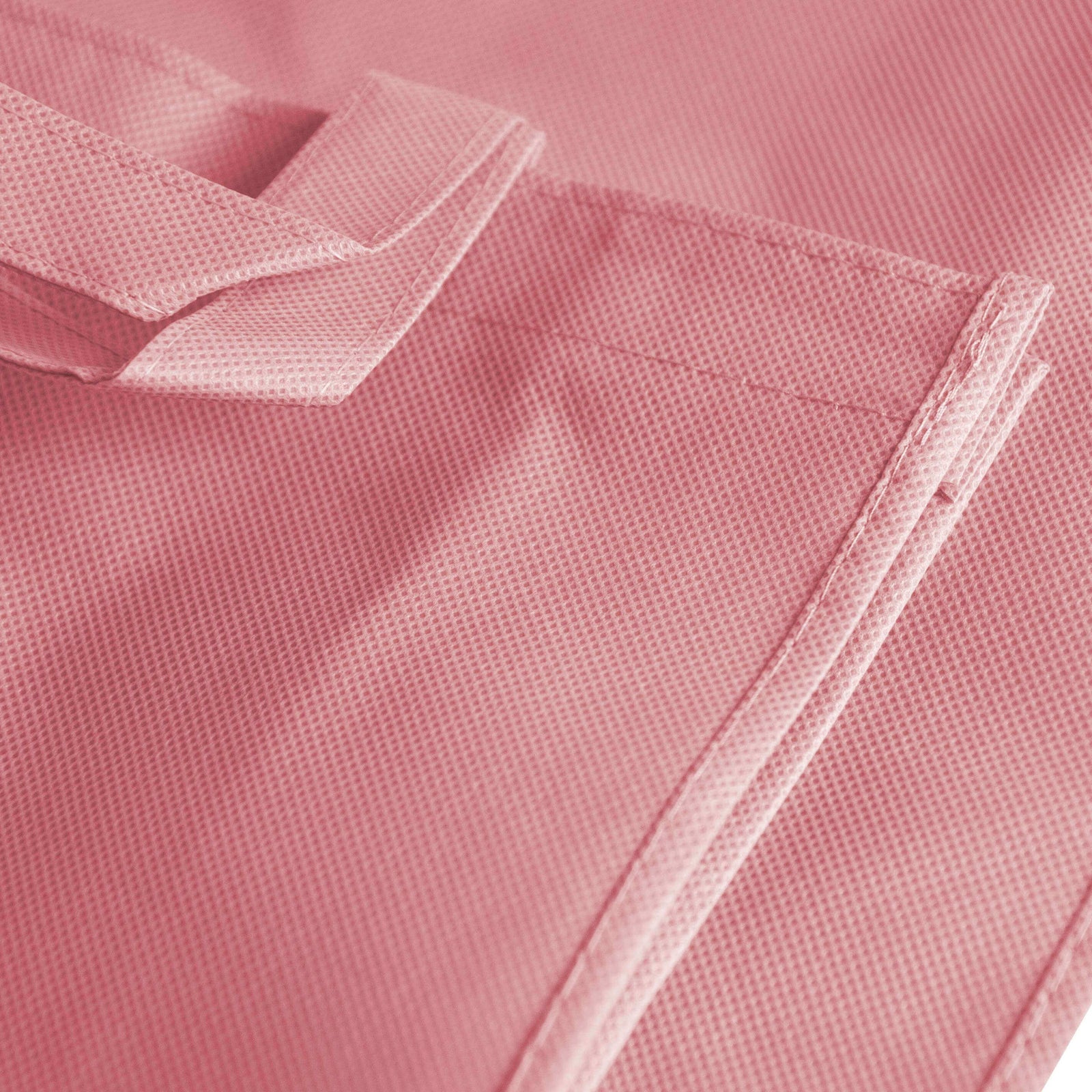 10x Shopper Rosa Non woven 42x12x35cm