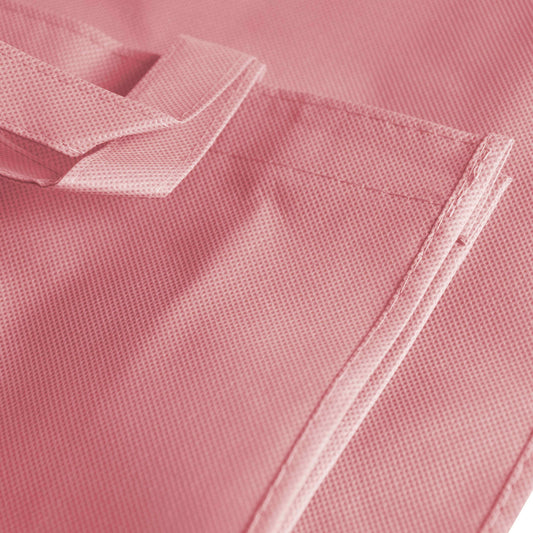 10x Shopper Rosa Non woven 42x12x35cm