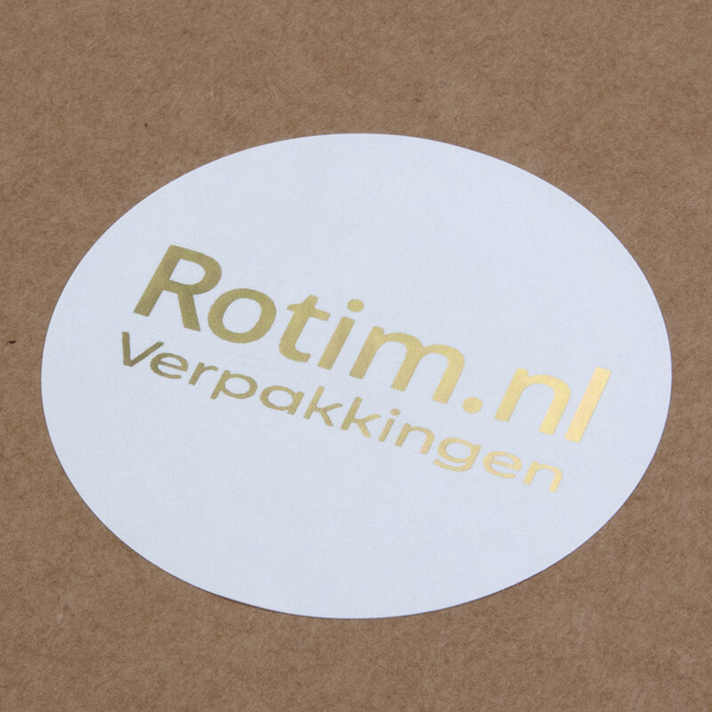 Aufkleber bedrucken lassen - Rund - Metallic