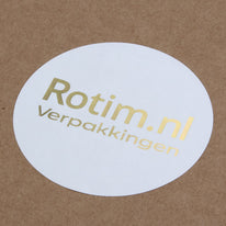 Aufkleber bedrucken lassen - Rund - Metallic