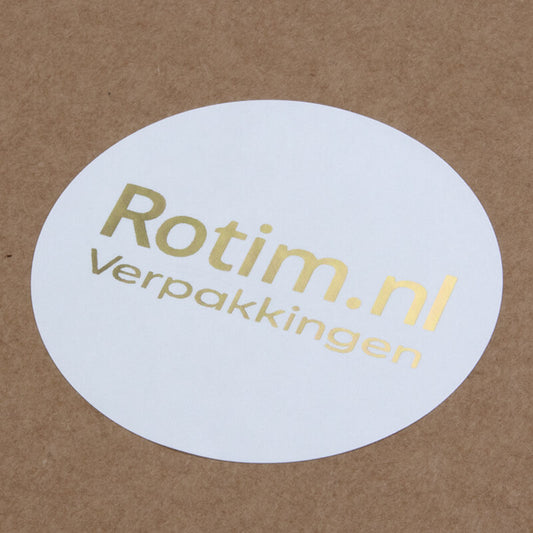 Aufkleber bedrucken lassen - Rund - Metallic