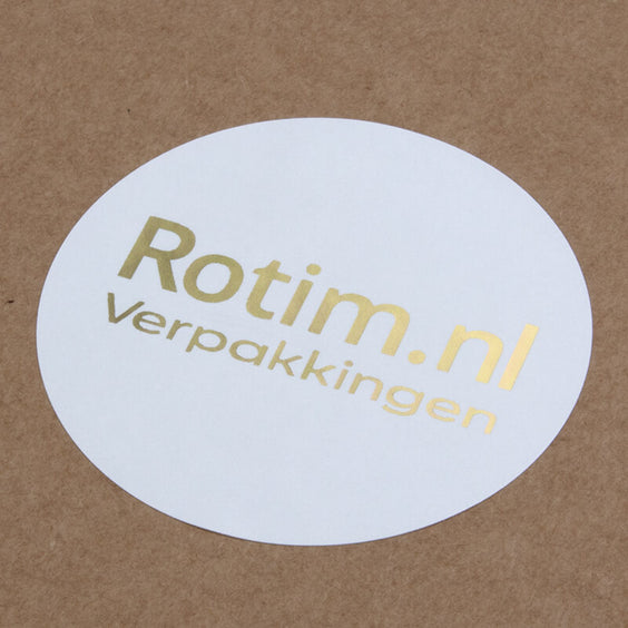 Aufkleber bedrucken lassen - Rund - Metallic