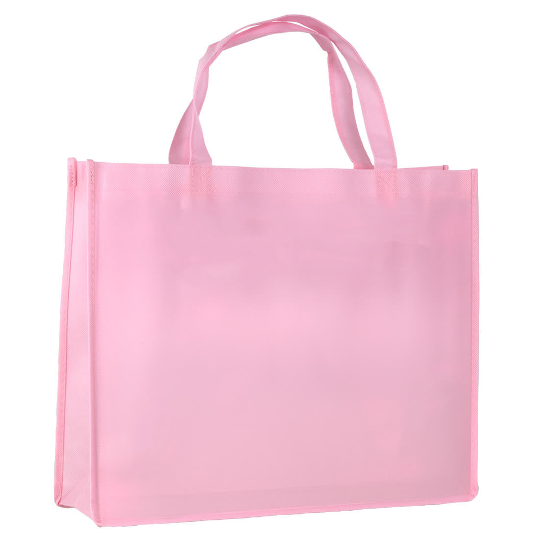 10x Shopper Pink Lavender Non Woven 42x12x35cm
