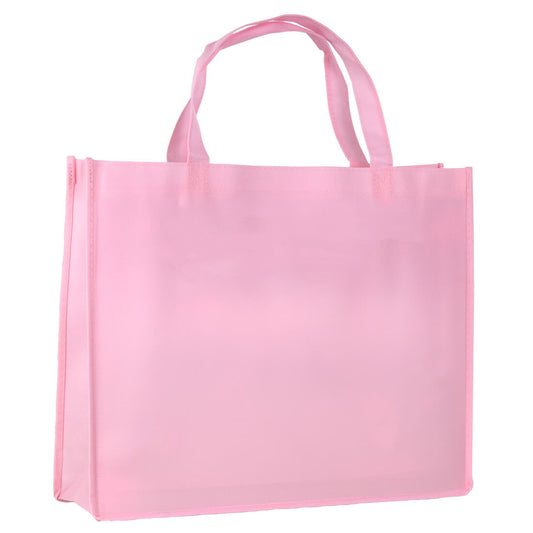 10x Shopper Pink Lavender Non Woven 42x12x35cm