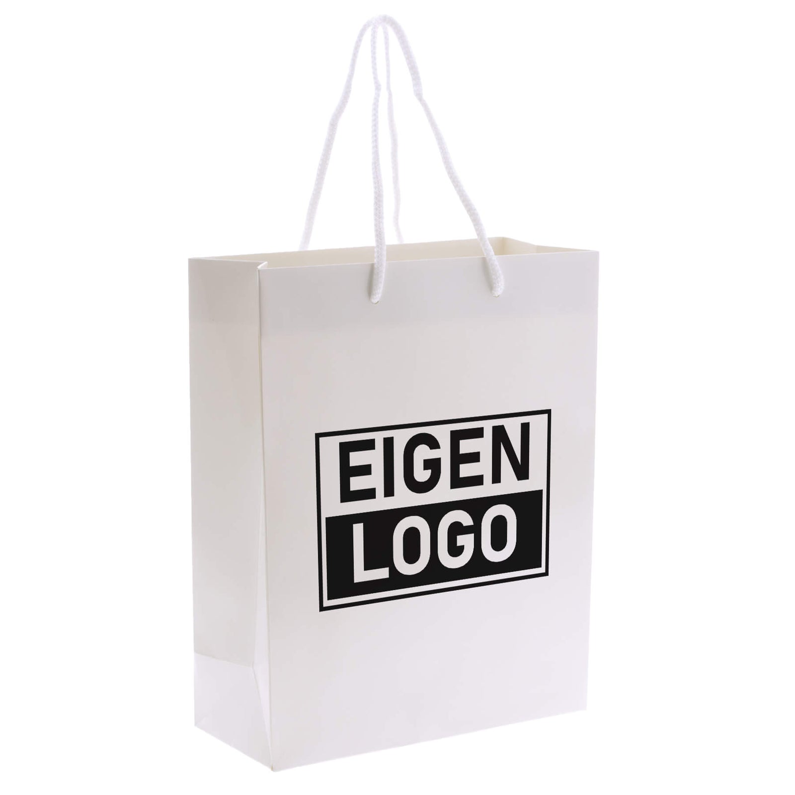 Geschenktüte drucken Weiß A4