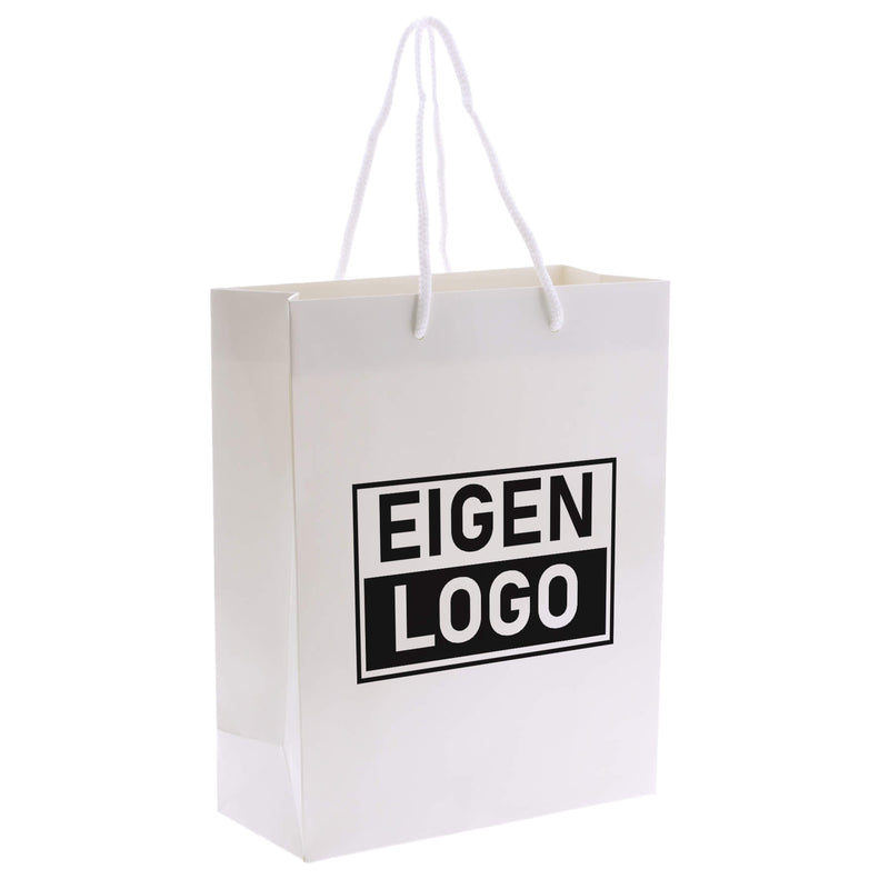 Geschenktüte drucken Weiß A4
