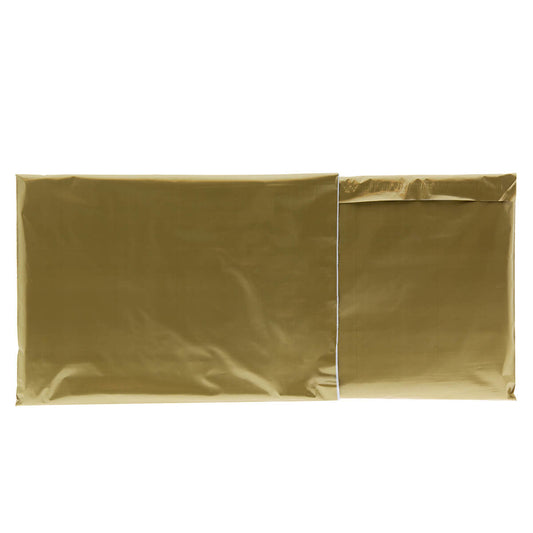 100x Versandtaschen Gold Large Querformat