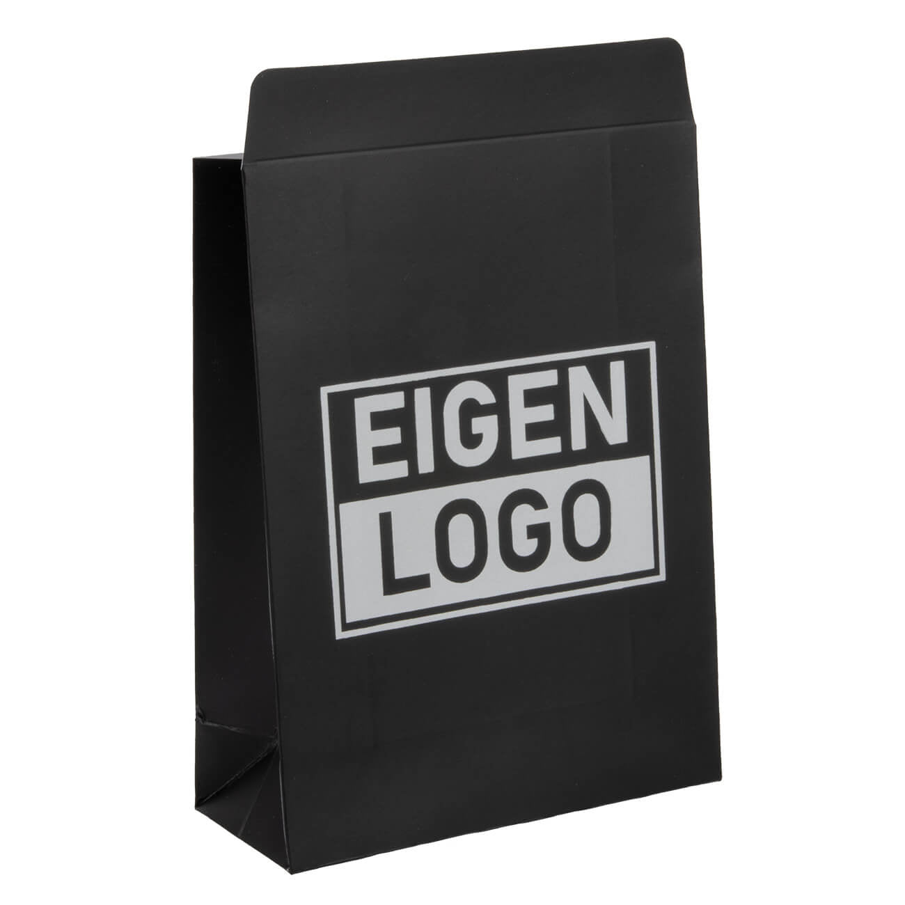 Papiertüten Druck Schwarz Klein